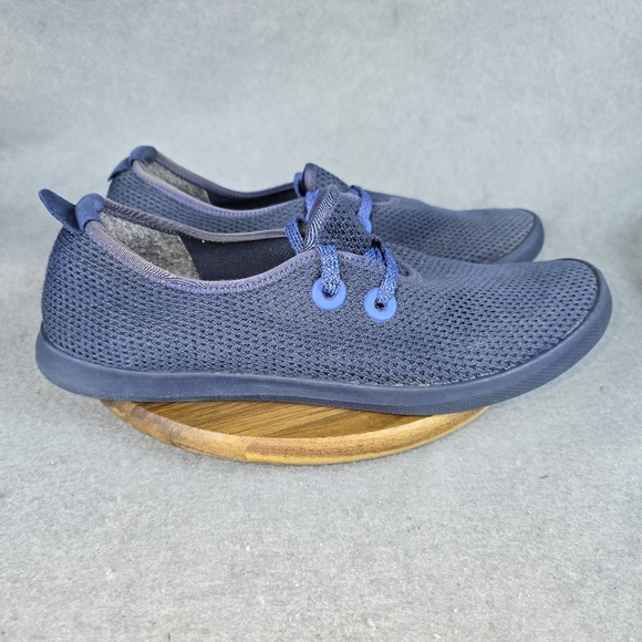 allbirds Shoes - Allbirds tree skipper Kauri marine blue boat shoes women’s 10